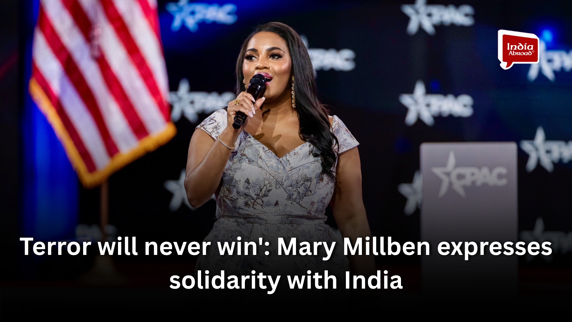 Terror will never win: Mary Millben expresses solidarity with India 
